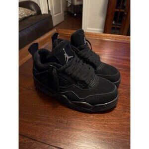 Nike Air Jordan 4 Retro Black Cat 2020 CU1110-010 Men's Size 7